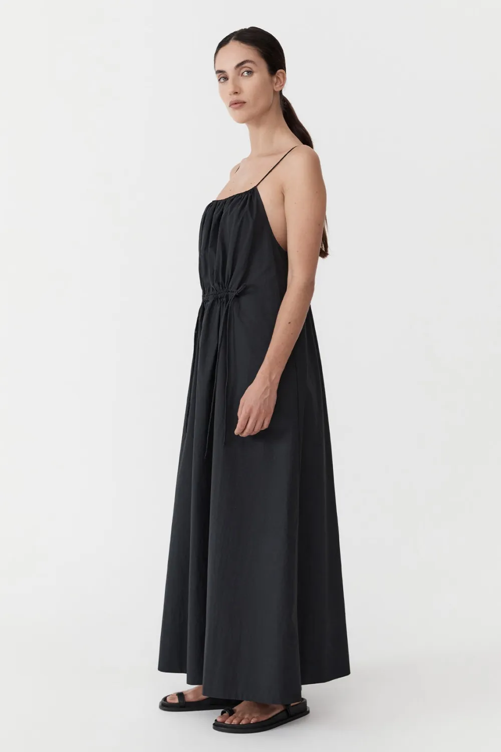 Relaxed Drawstring Dress -|St. Agni Best