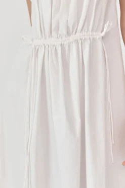 Relaxed Drawstring Dress -|St. Agni New