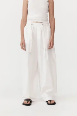 Relaxed Drawstring Pants -|St. Agni New