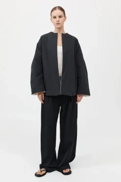 Reversible Pillow Jacket - Black/Cloud|St. Agni Store
