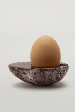 Rosso Levanto Marble Sauna Egg Cup - By Binu Binu|St. Agni Cheap