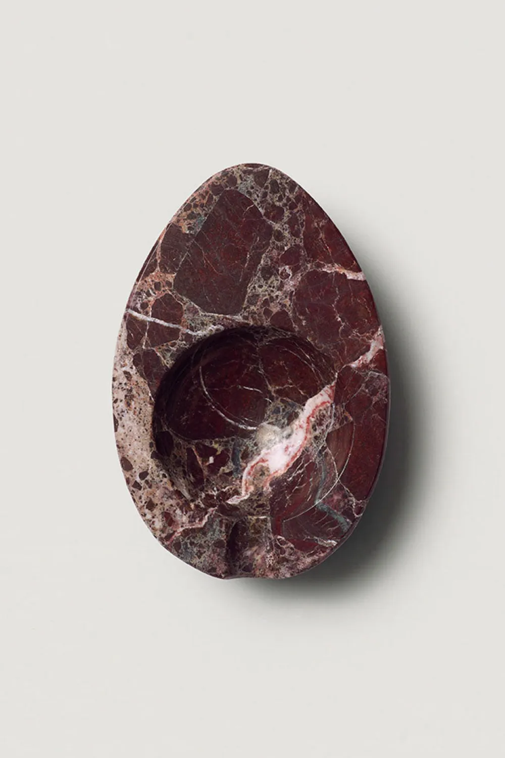 Rosso Levanto Marble Sauna Egg Cup - By Binu Binu|St. Agni Cheap