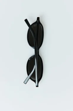 90s Slim Oval Sunglasses -|St. Agni Flash Sale