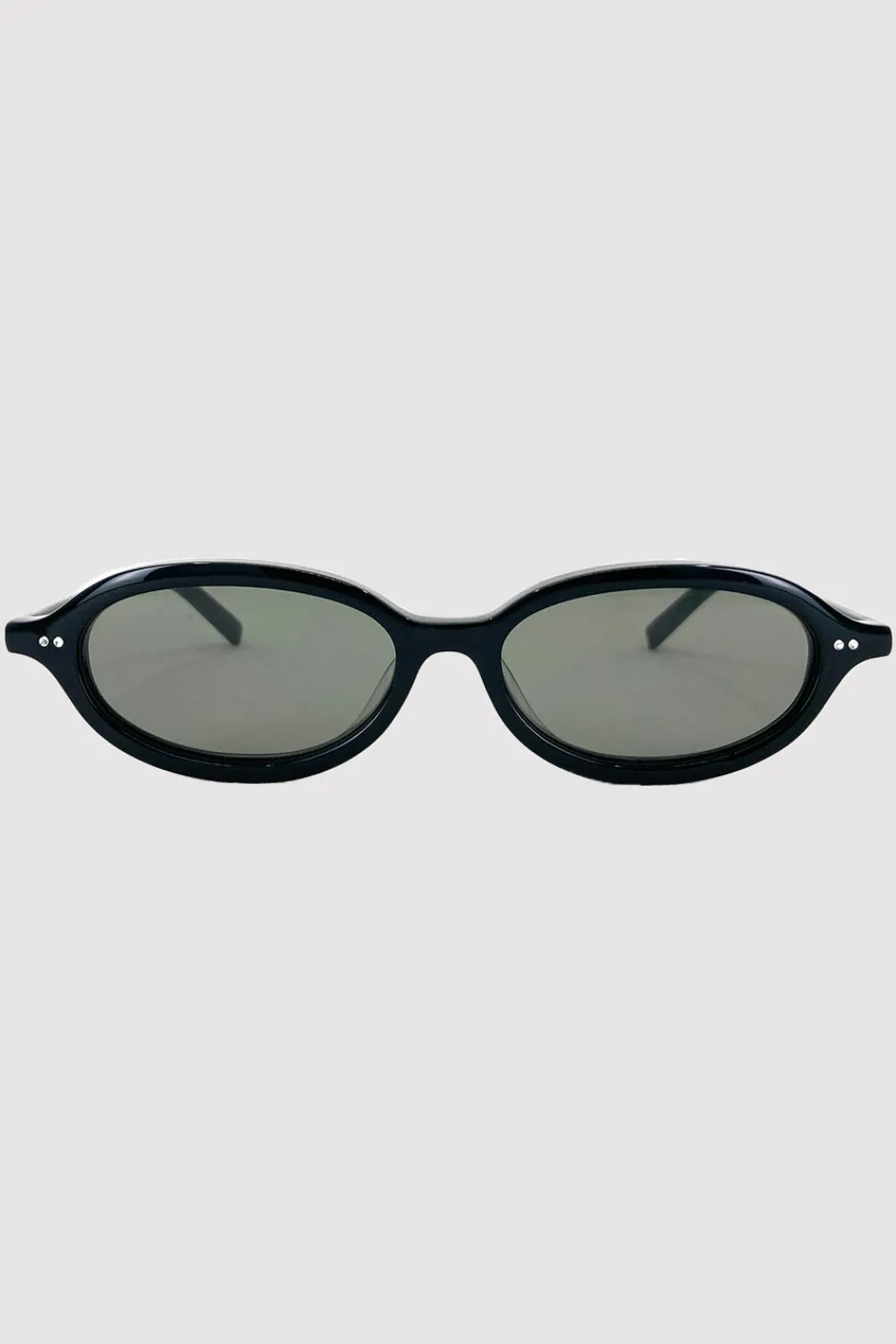 90s Slim Oval Sunglasses -|St. Agni Flash Sale