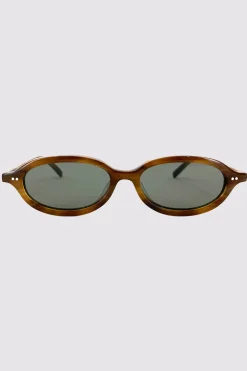 90s Slim Oval Sunglasses -|St. Agni Hot