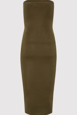 90s Strapless Knit Midi Dress -|St. Agni Shop