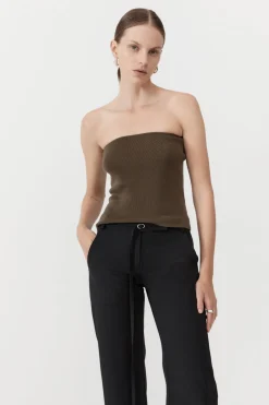 90s Strapless Knit Top -|St. Agni Online