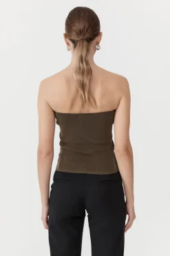 90s Strapless Knit Top -|St. Agni Online