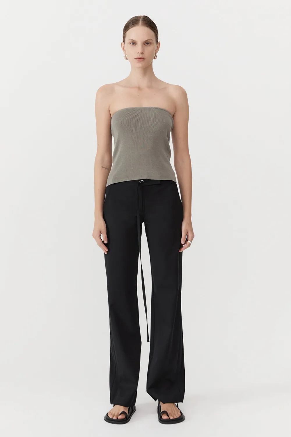 90s Strapless Knit Top -|St. Agni Cheap
