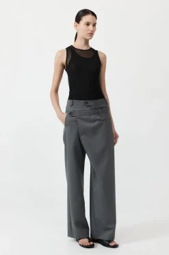 Semi Sheer Double Layer Tank -|St. Agni Hot