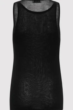 Semi Sheer Double Layer Tank -|St. Agni Hot