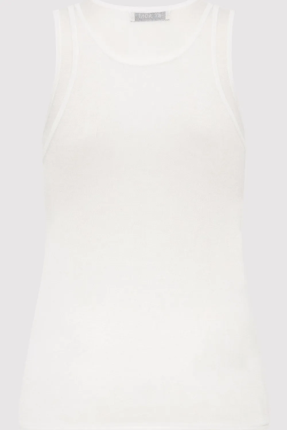 Semi Sheer Double Layer Tank -|St. Agni Online