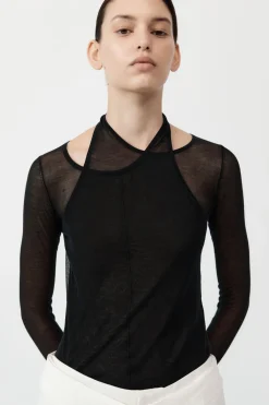 Semi Sheer Loop Top -|St. Agni Best Sale