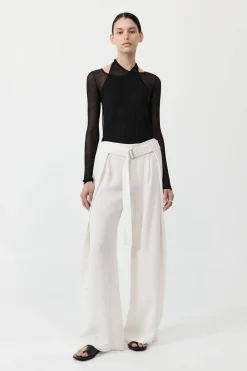 Semi Sheer Loop Top -|St. Agni Best Sale