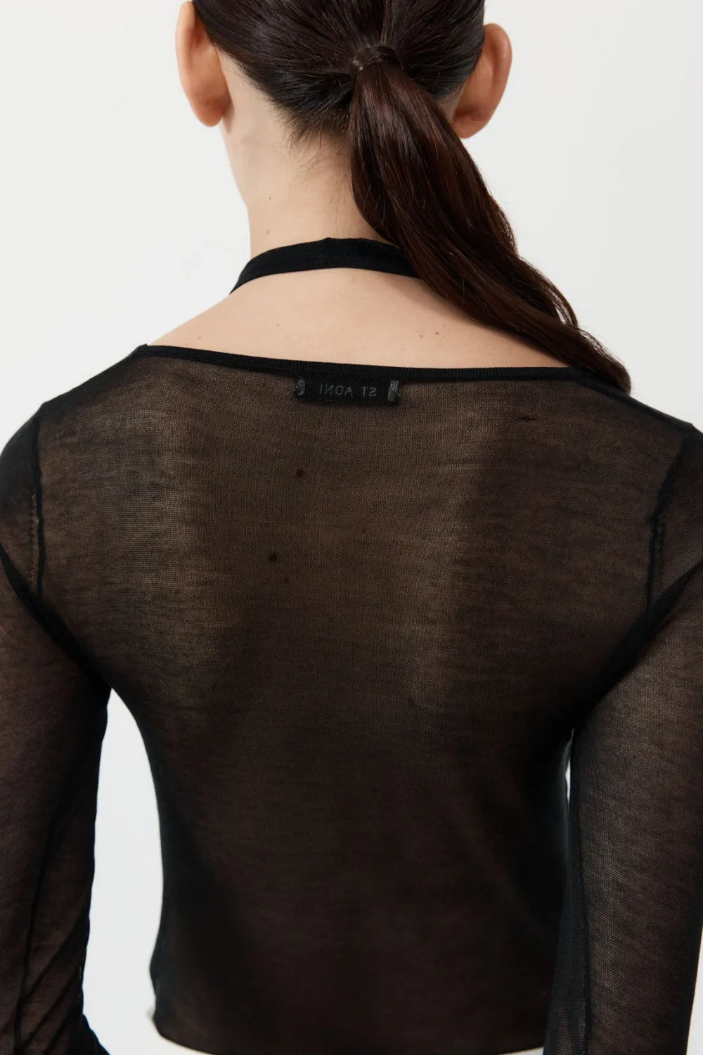 Semi Sheer Loop Top -|St. Agni Best Sale