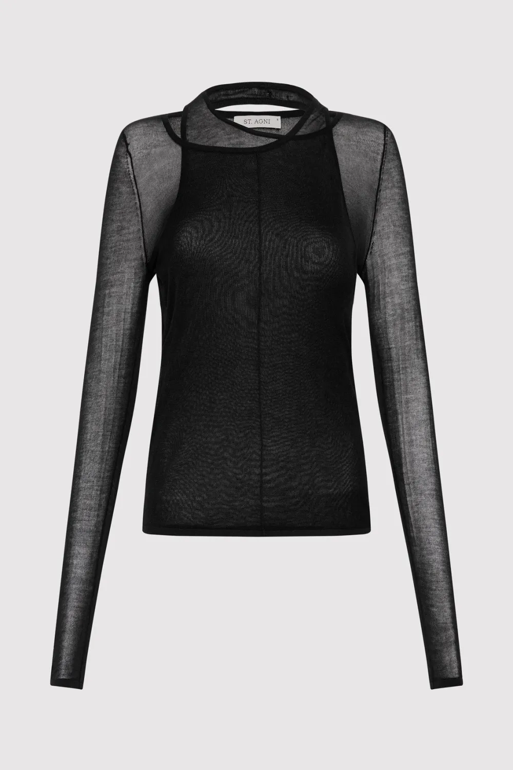 Semi Sheer Loop Top -|St. Agni Best Sale