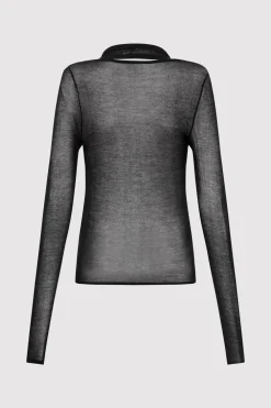 Semi Sheer Loop Top -|St. Agni Best Sale