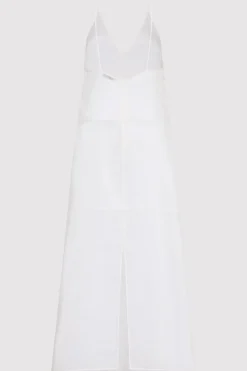 Semi Sheer Patchwork Dress -|St. Agni Discount