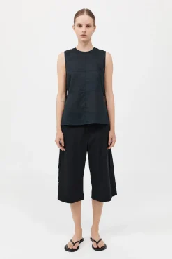 Semi Sheer Patchwork Top -|St. Agni Sale
