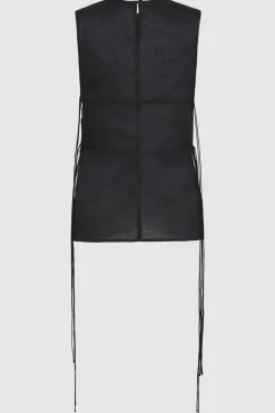 Semi Sheer Patchwork Top -|St. Agni Sale