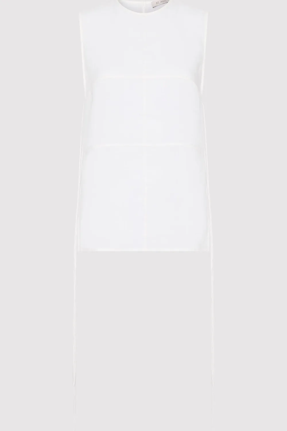 Semi Sheer Patchwork Top -|St. Agni New