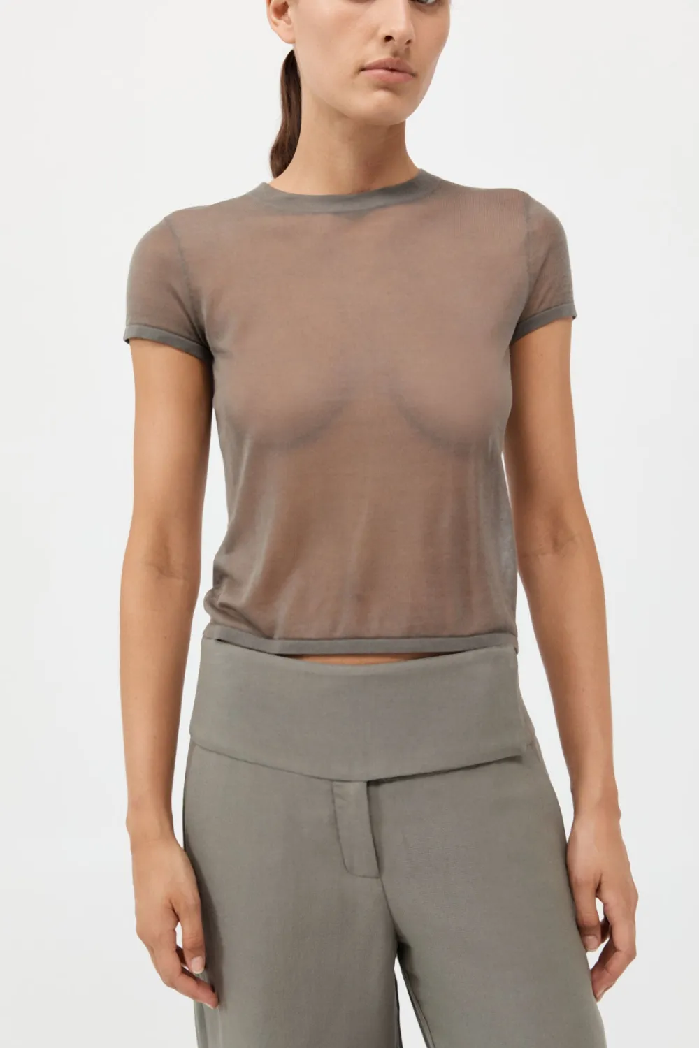 Sheer Baby Tee -|St. Agni New