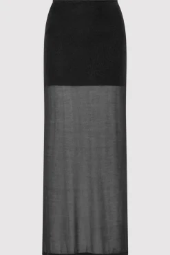 Sheer Column Skirt -|St. Agni Cheap