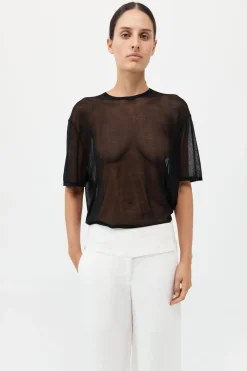 Sheer Oversized Tee -|St. Agni New