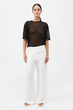 Sheer Oversized Tee -|St. Agni New