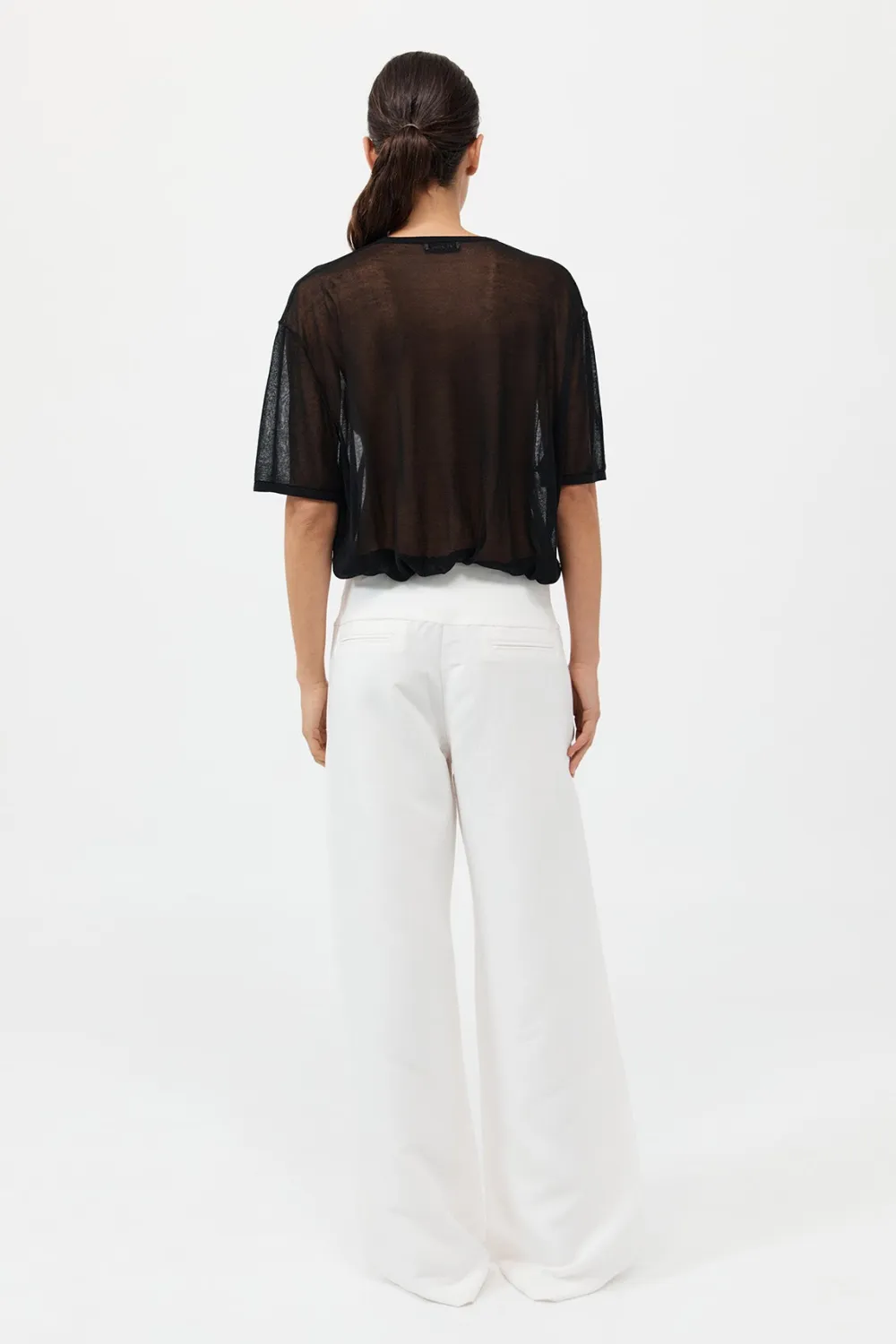 Sheer Oversized Tee -|St. Agni New