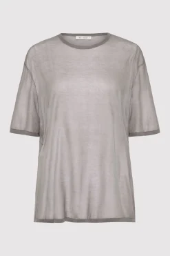 Sheer Oversized Tee -|St. Agni Discount