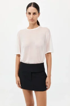 Sheer Oversized Tee -|St. Agni Sale