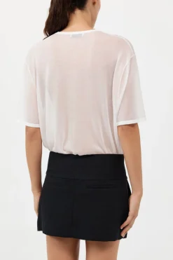 Sheer Oversized Tee -|St. Agni Sale