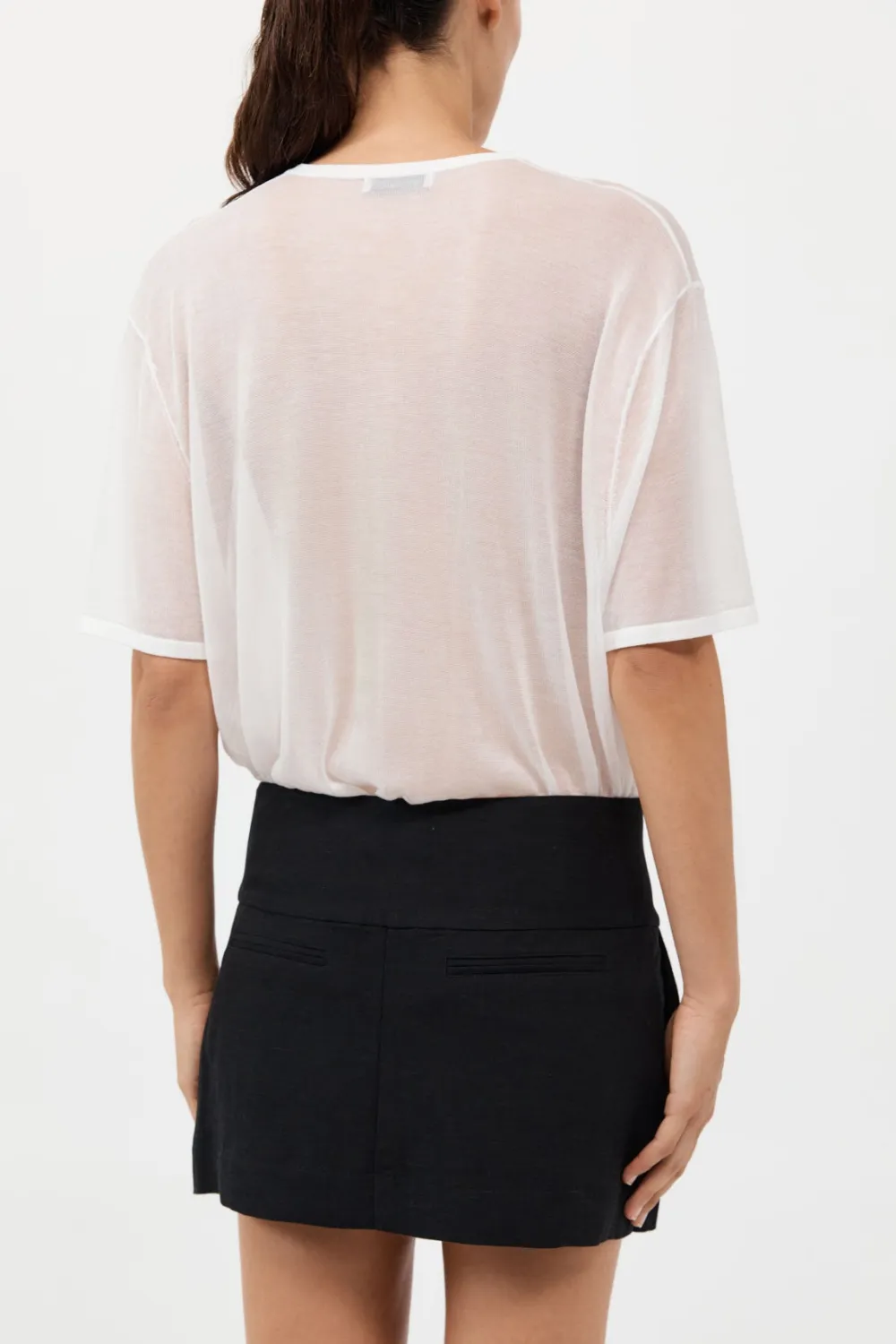 Sheer Oversized Tee -|St. Agni Sale