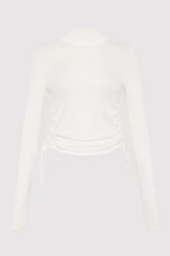 Sheer Ruched Top -|St. Agni Best