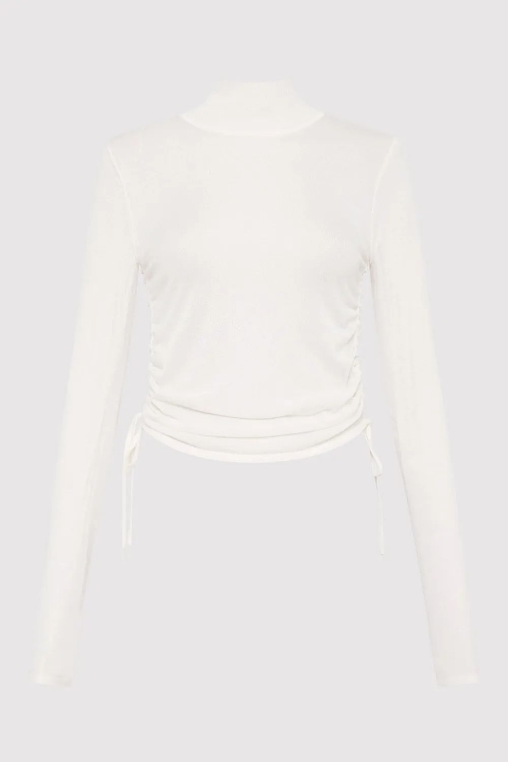 Sheer Ruched Top -|St. Agni Best