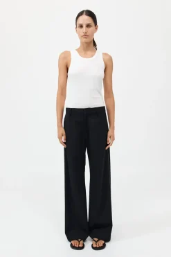 Side Stripe Pants - Black|St. Agni Discount