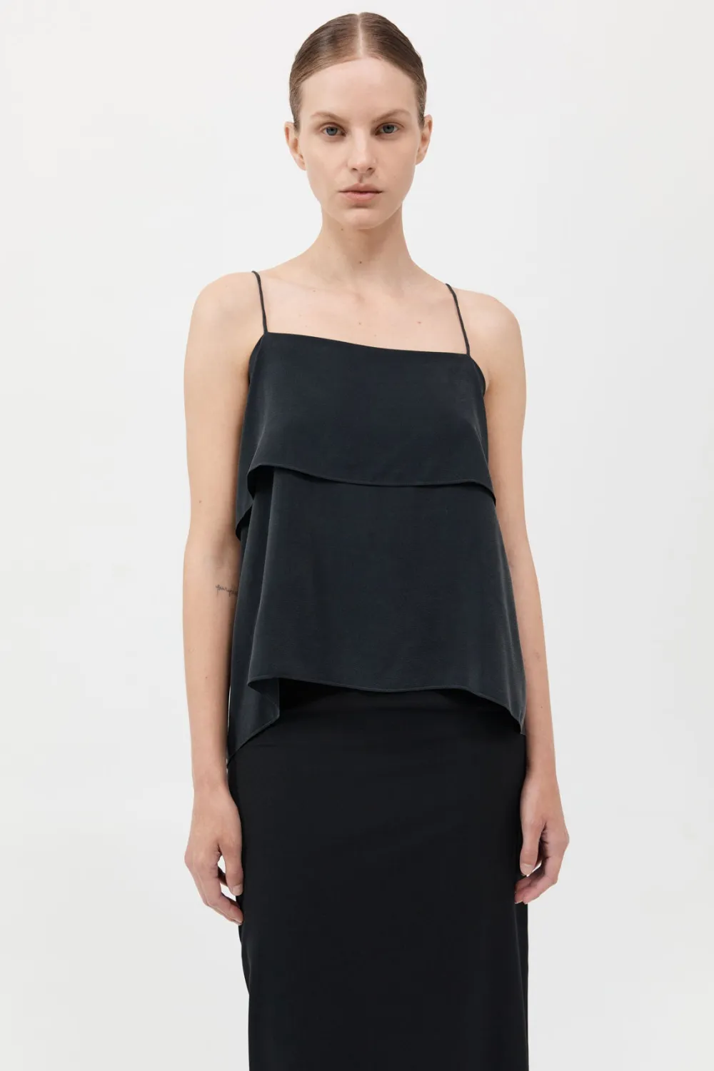 Silk Drape - Black|St. Agni Sale