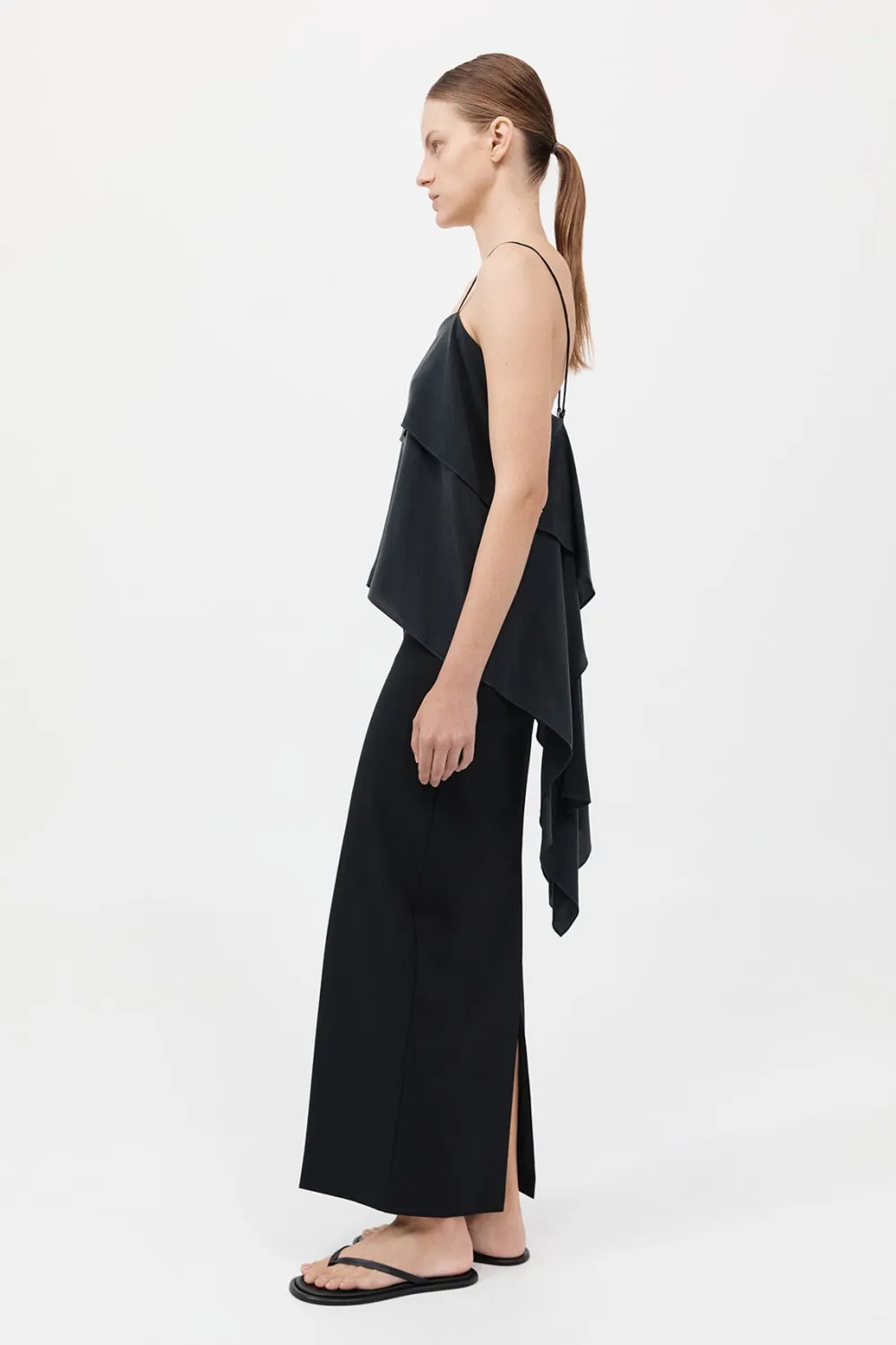 Silk Drape - Black|St. Agni Sale