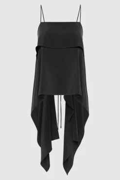 Silk Drape - Black|St. Agni Sale