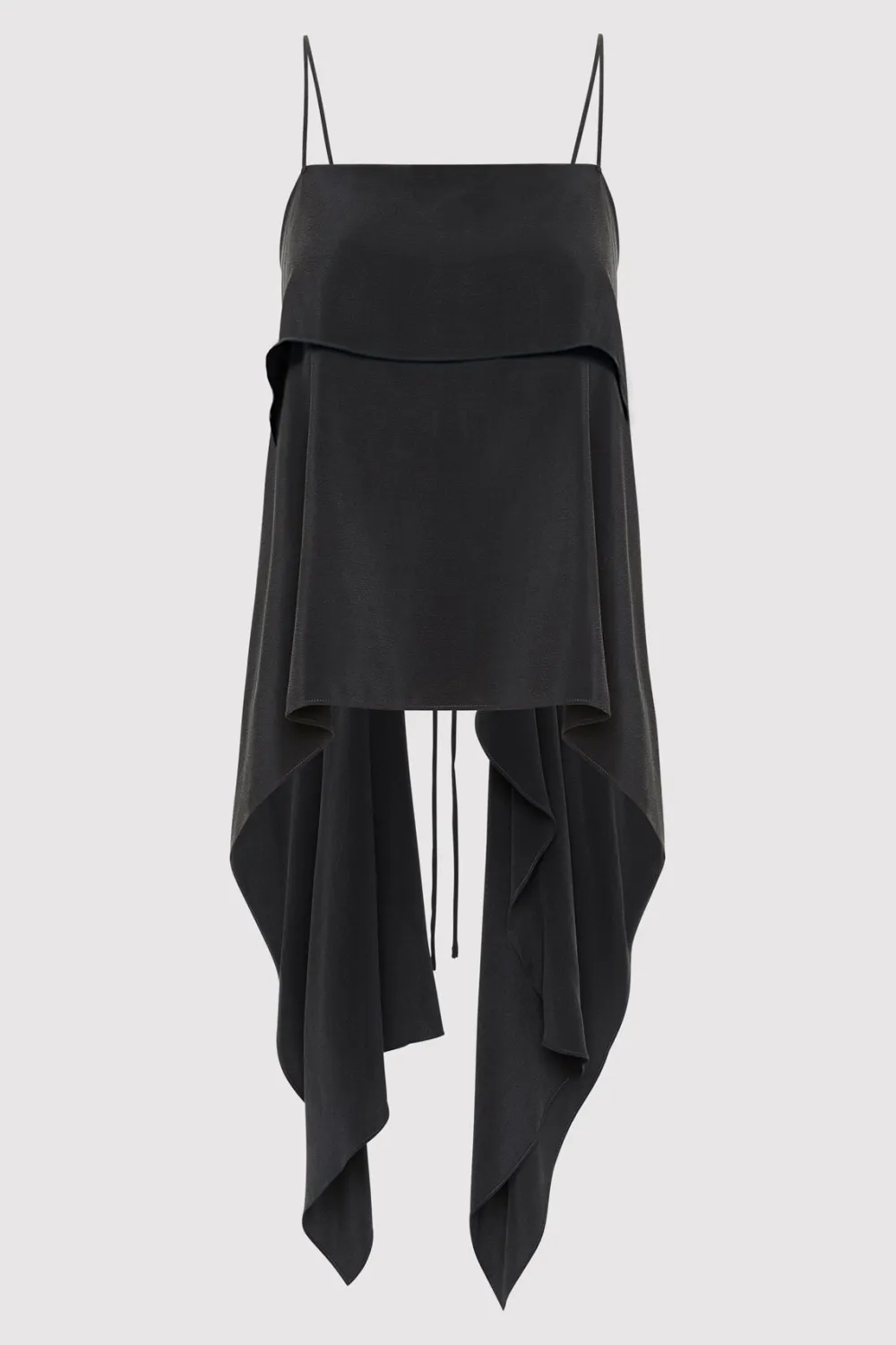 Silk Drape - Black|St. Agni Sale