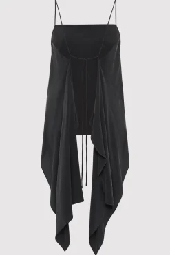 Silk Drape - Black|St. Agni Sale
