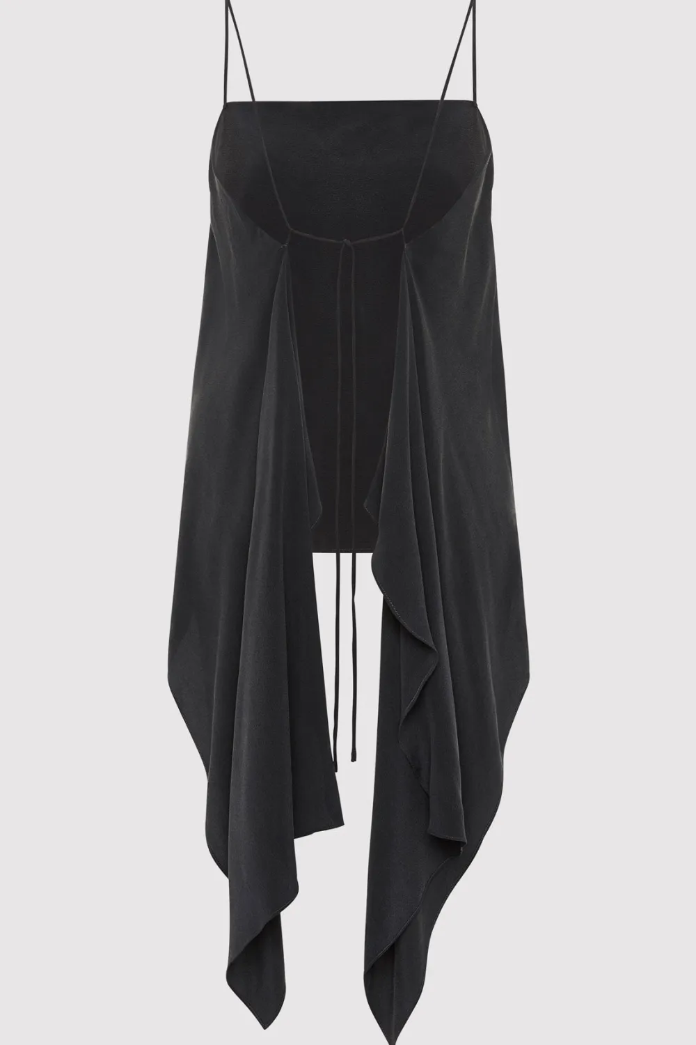 Silk Drape - Black|St. Agni Sale