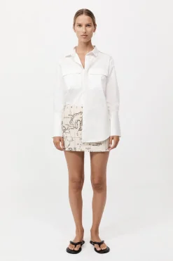 Silk Mini Skirt -|St. Agni Best