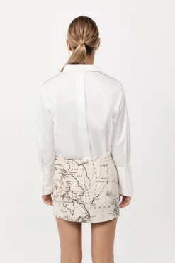 Silk Mini Skirt -|St. Agni Best
