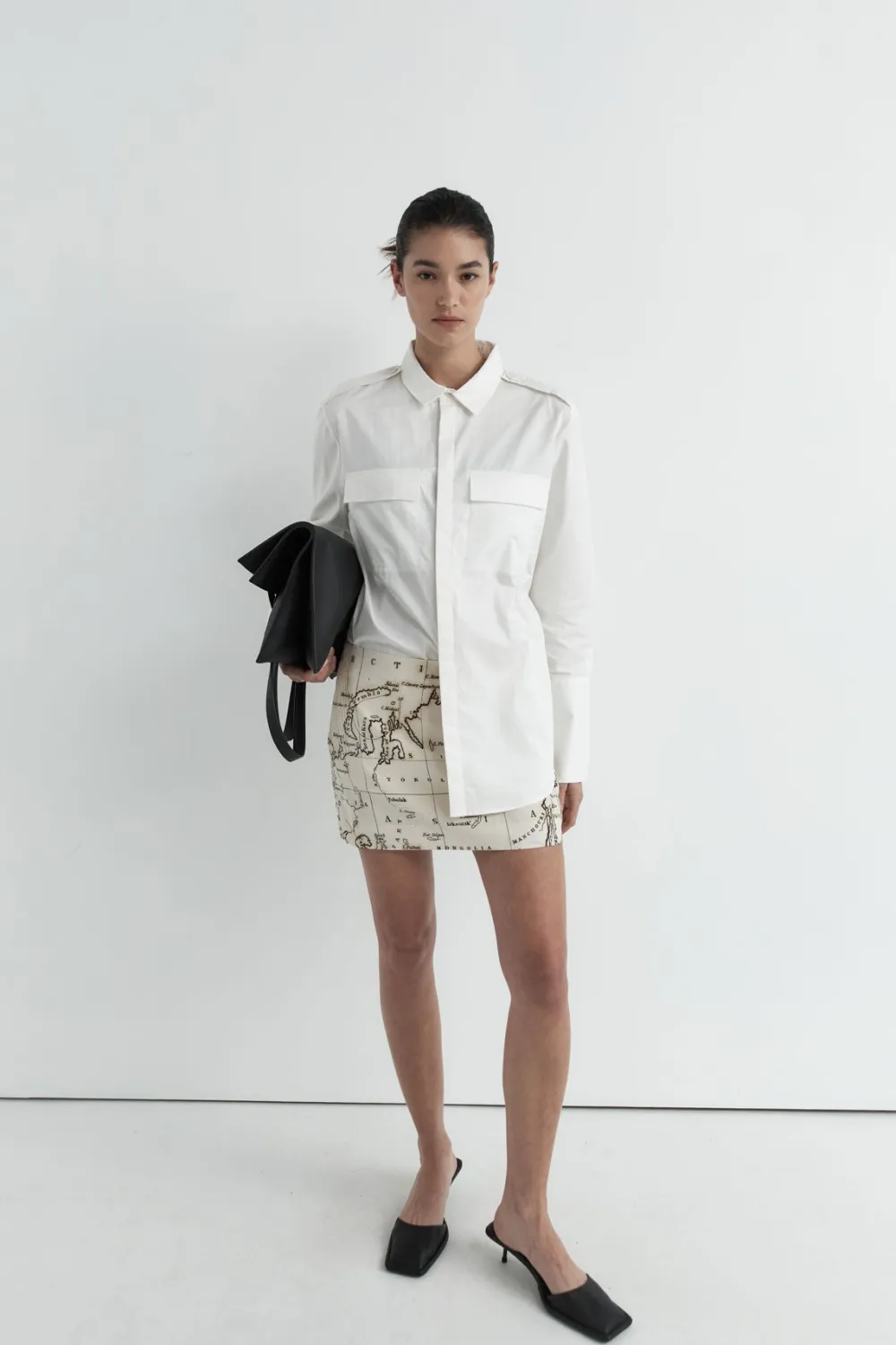 Silk Mini Skirt -|St. Agni Best