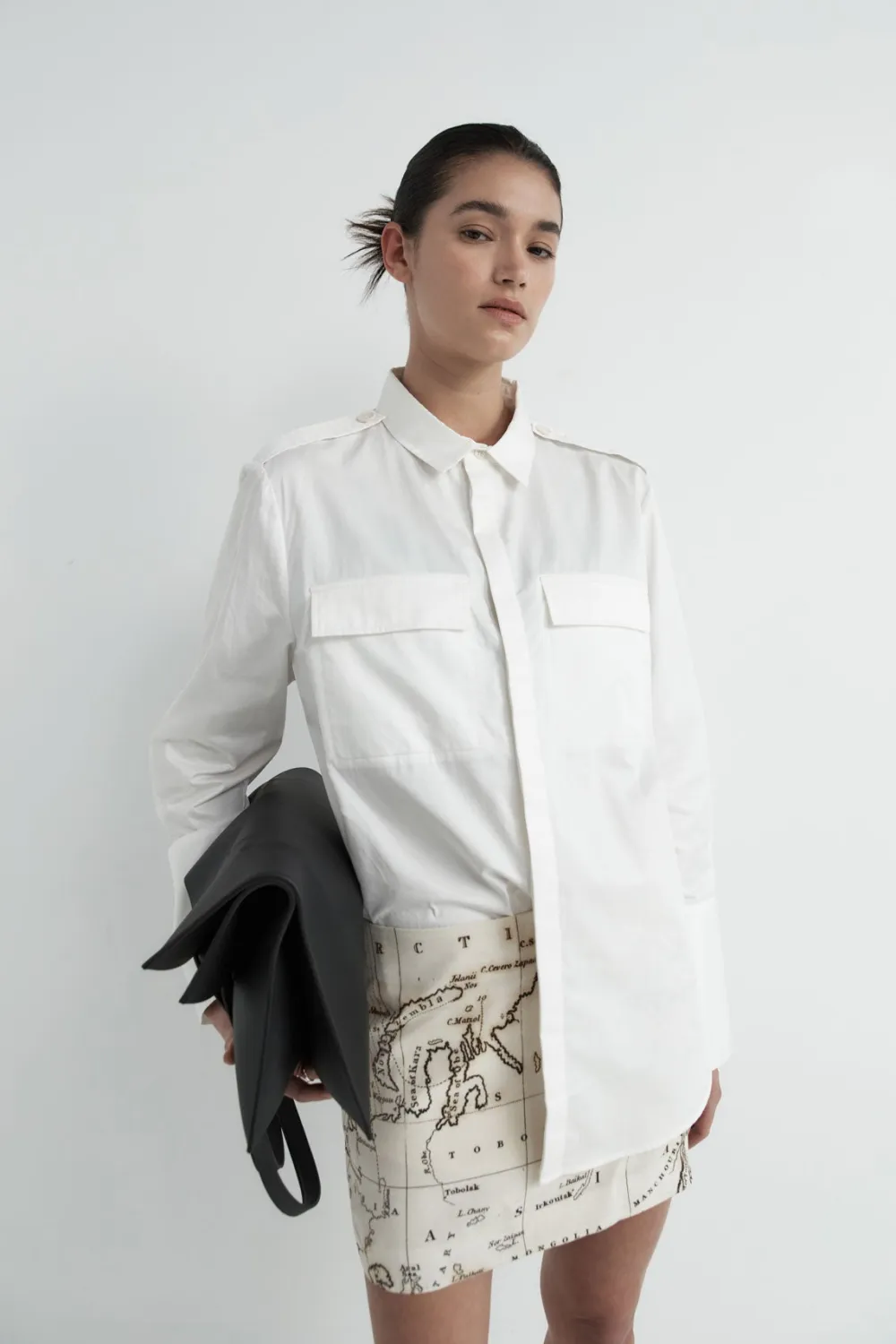 Silk Mini Skirt -|St. Agni Best