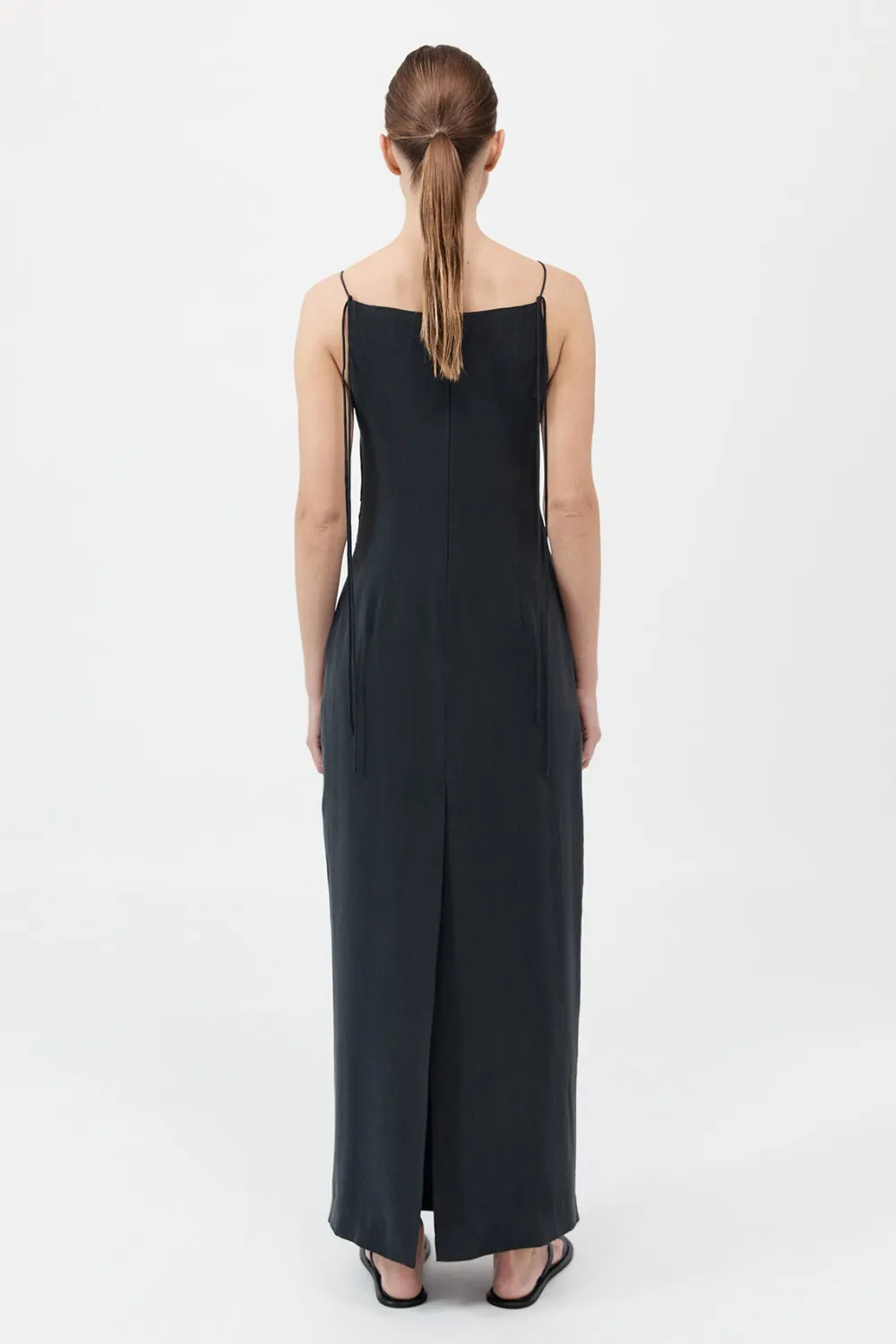 Silk Tuck Dress -|St. Agni Outlet