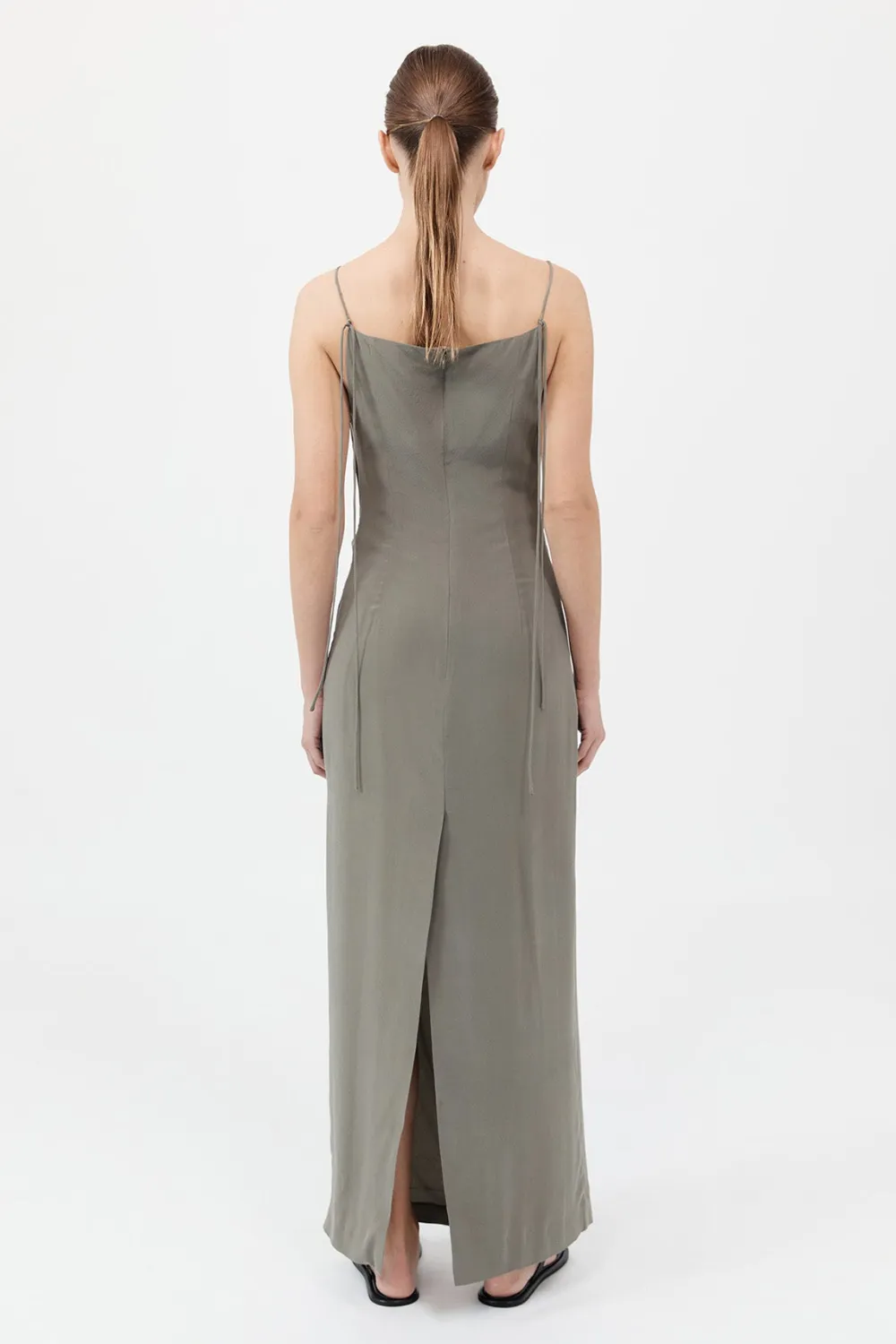 Silk Tuck Dress -|St. Agni Sale