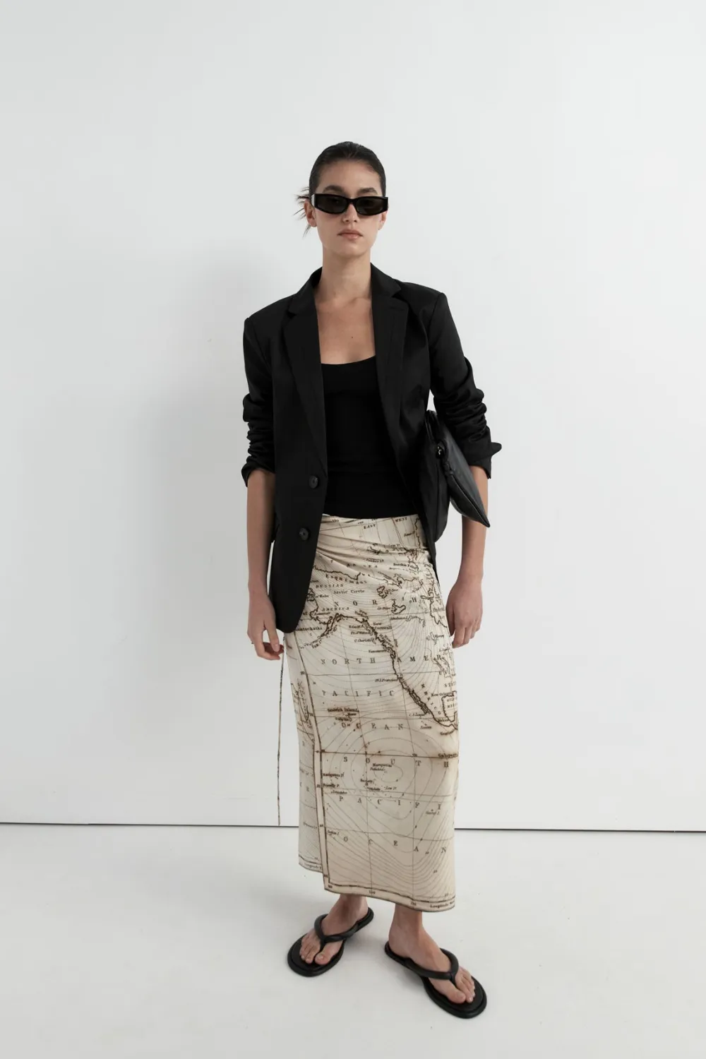 Silk Wrap Tie Skirt -|St. Agni Cheap